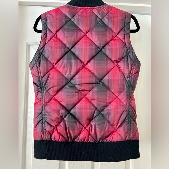 COPY - Eddie Bauer Skyliner Down Vest worn twice plaid red women’s small - Picture 2 of 6